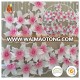 China factory stock polyester 3D flower beaded net lace fabric for dress