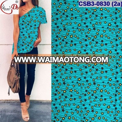 High quality good looking style wax print fabric african with stoneCSB3-0830