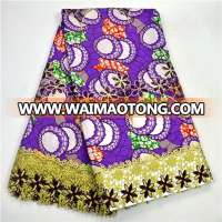 2017 High Quality Nigerian French Lace African With Ankara Fabrics African-Swiss-Voile-Lace 0828